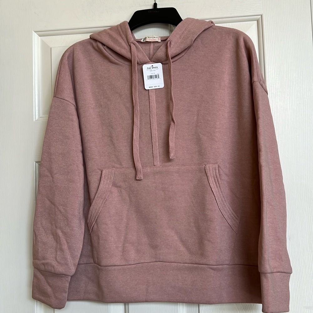 Free People boxy hoodie ( NWT )
